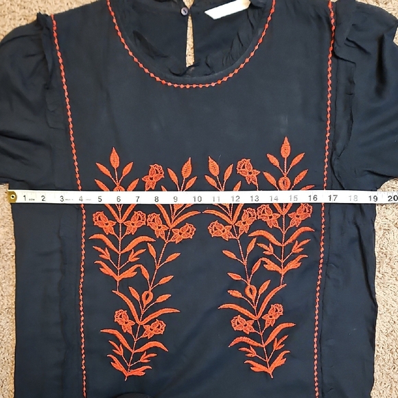 Zara Trafaluc Collection Cotton Embroidered Dress - Picture 8 of 13